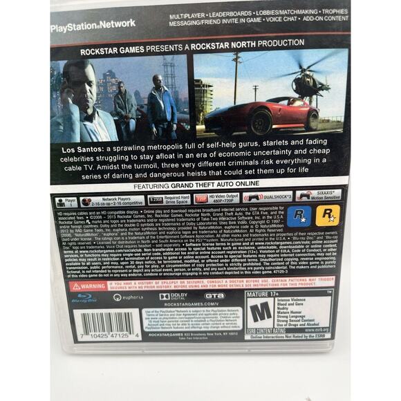 Grand Theft Auto V (Sony PlayStation 3, 2013) Tested - Picture 3 of 6